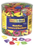 Wonderfoam 1/2 Pount Tub of Letters & Numbers