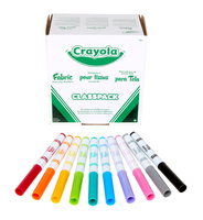 Crayola Fabric Marker Classpack