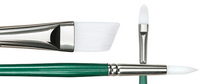 6100 White Synthetic Filbert