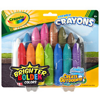 Crayola Brighter Bolder Sidewalk Crayons