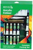 Reeves Acrylic Colour Complete Painting Set  