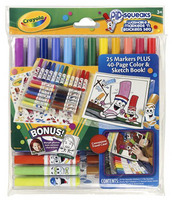 Pipsqueaks Washable Markers 'n Sticker Set