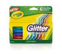 Crayola Dazzling Glitter Marker 8 Pack