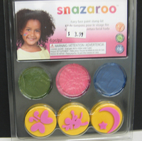 Snazaroo Girl Face Stamp Kit