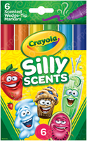 Silly Scents Chisel Tip Marker 6 count