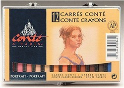 Conte Crayon 12 Assorted Portrait