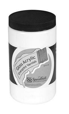 Speedball Gloss Overprint Varnish - 32 oz.