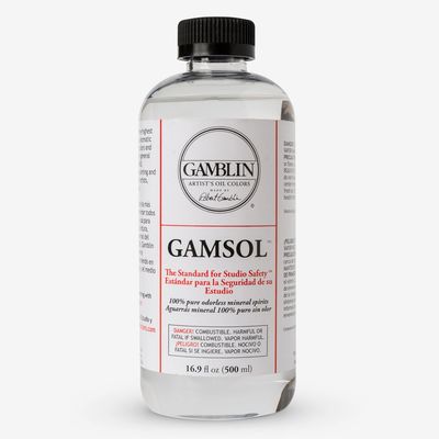 Gamblin Gamsol Odorless Mineral Spirits, Solvents