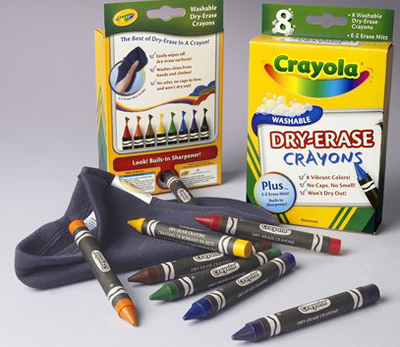 CRAYOLA Washable Dry Erase Crayons 