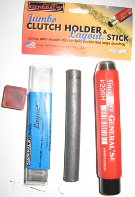 General Layout Stick And Holder, Charcoal