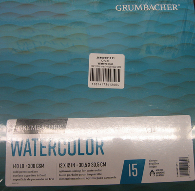 Grumbacher Watercolor Pads, Watercolor Paints