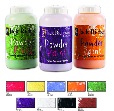 Jack Richeson Powder Tempera Paint 1 lb / Black