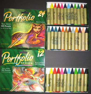 Portfolio Oil Pastels, Crayola, Drawing